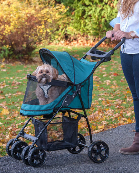 Pet Gear No-Zip Happy Trails Lite Pet Stroller